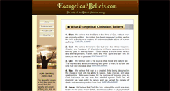 Desktop Screenshot of evangelicalbeliefs.com